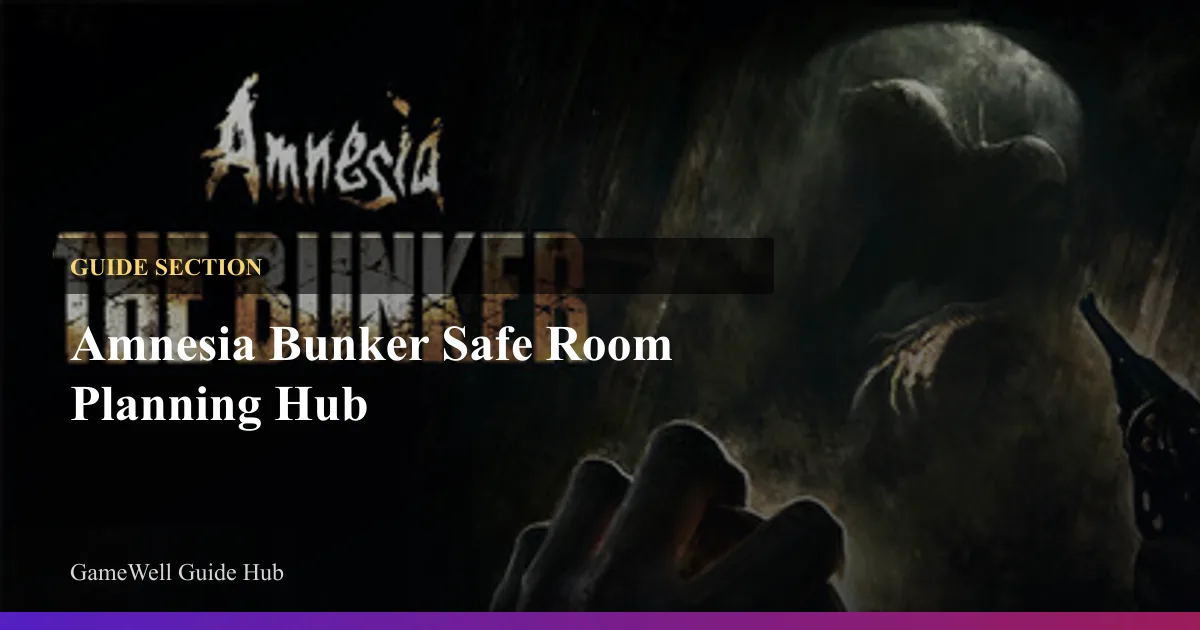Amnesia Bunker Safe Room Planning Hub
