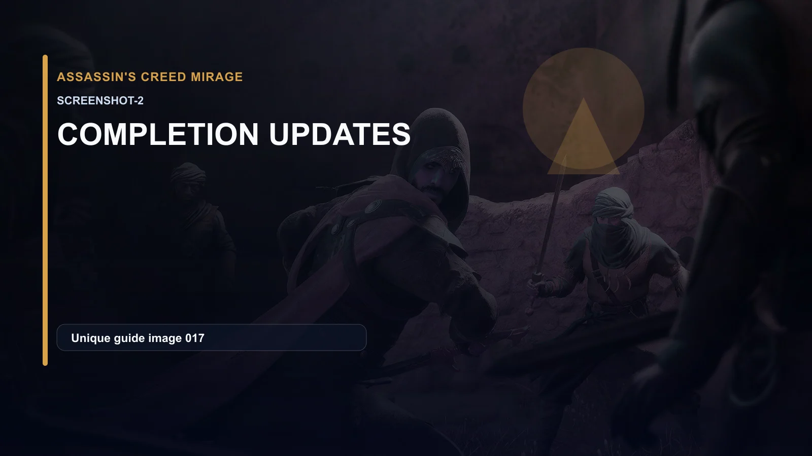 Assassin's Creed Mirage Completion and Updates Hub