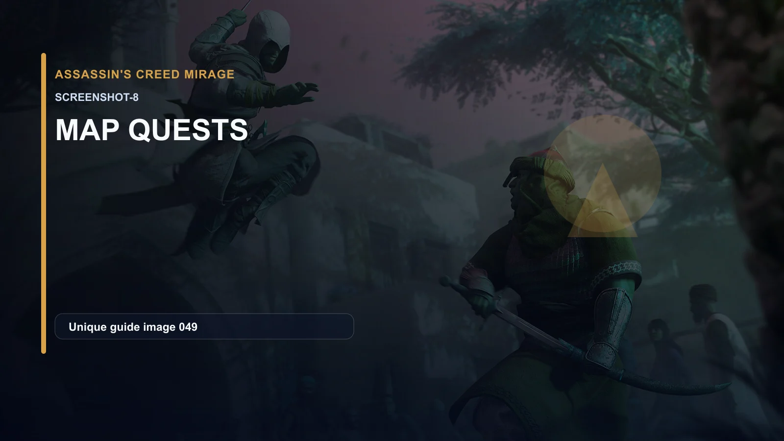 Assassin's Creed Mirage Map and Quest Hub