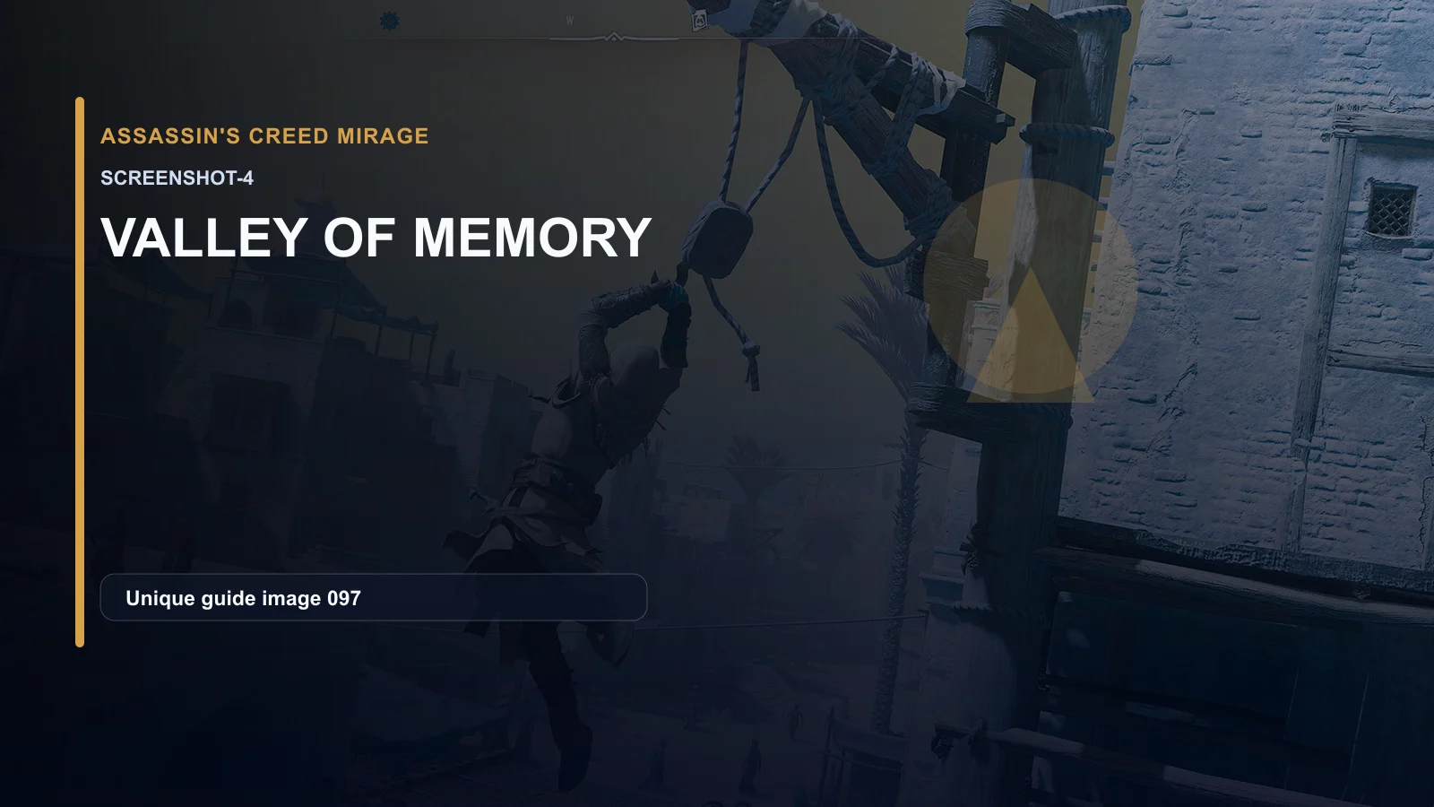 Assassin's Creed Mirage Valley of Memory Returner Hub