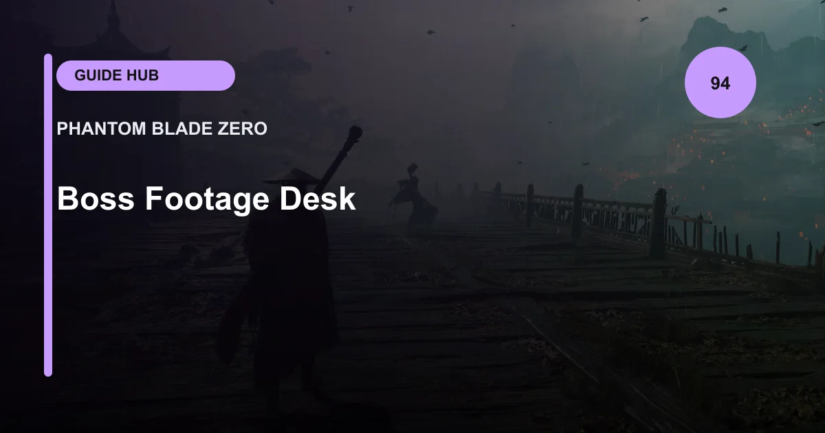 Boss Footage Desk
