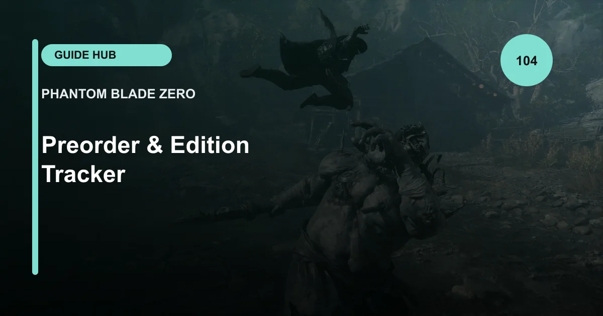 Preorder & Edition Tracker